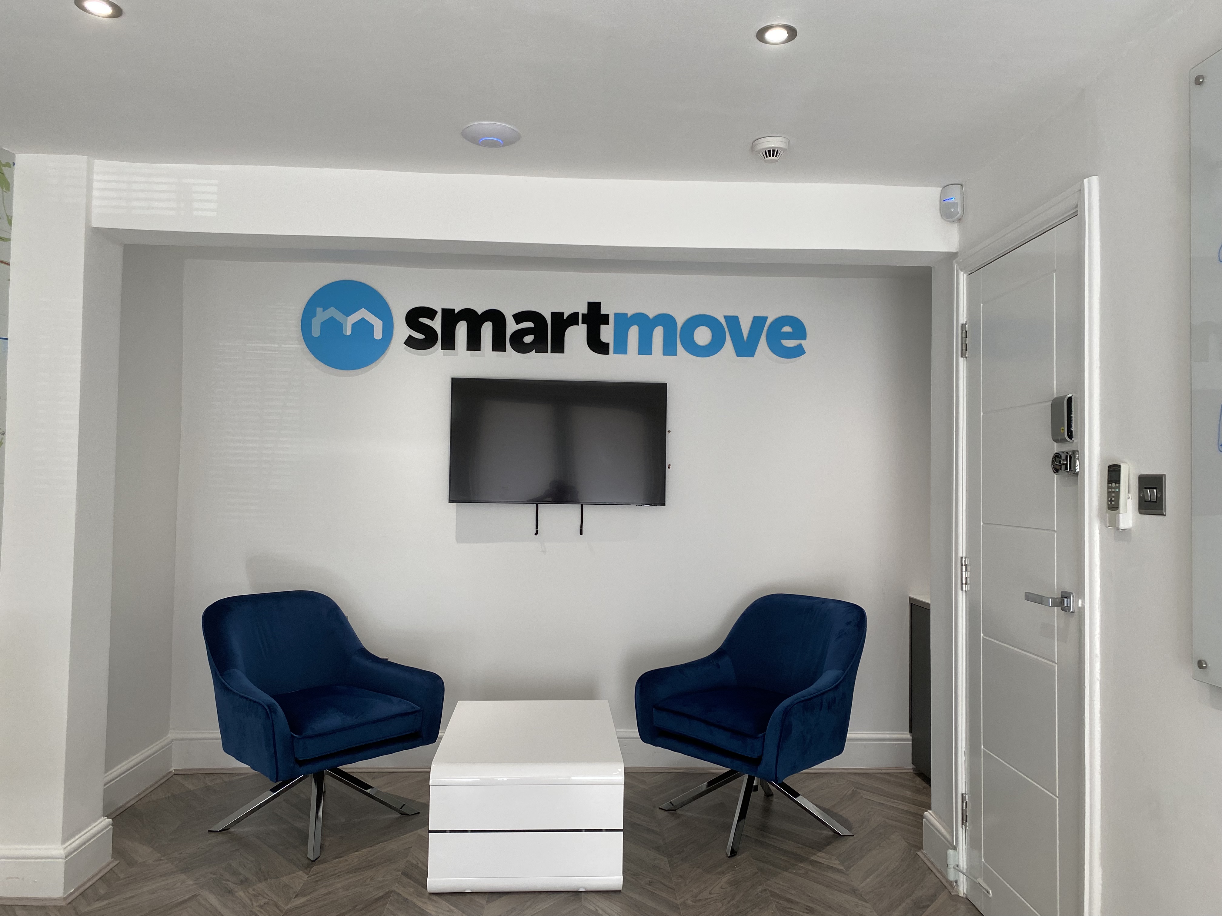 indoor reception sign