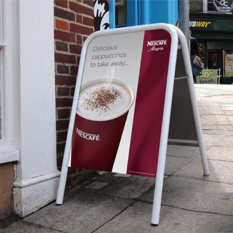 a board sign