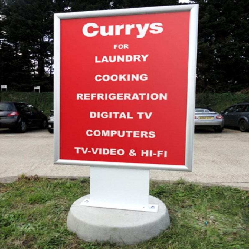 Static Pavement Signs