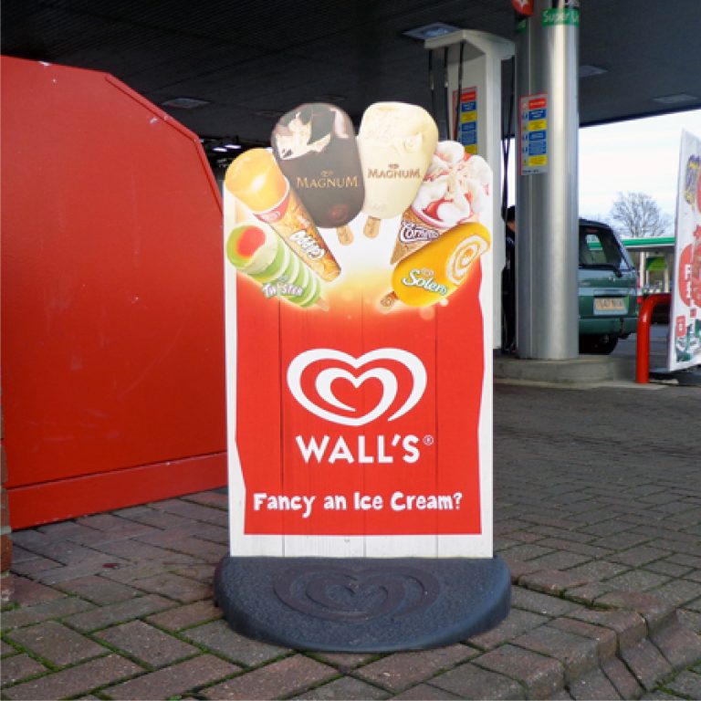 Static Pavement Signs