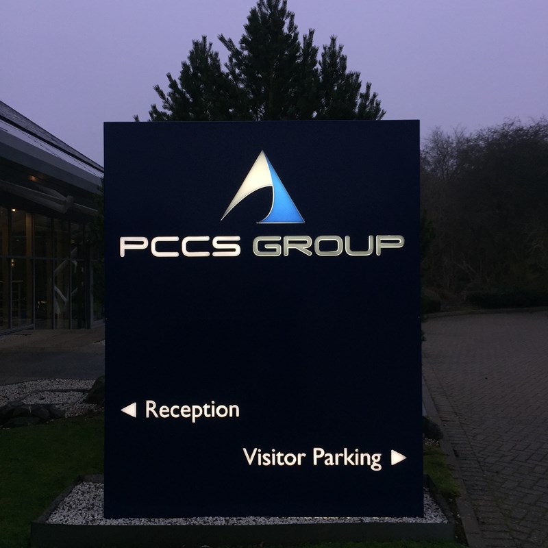 illuminated light box sign