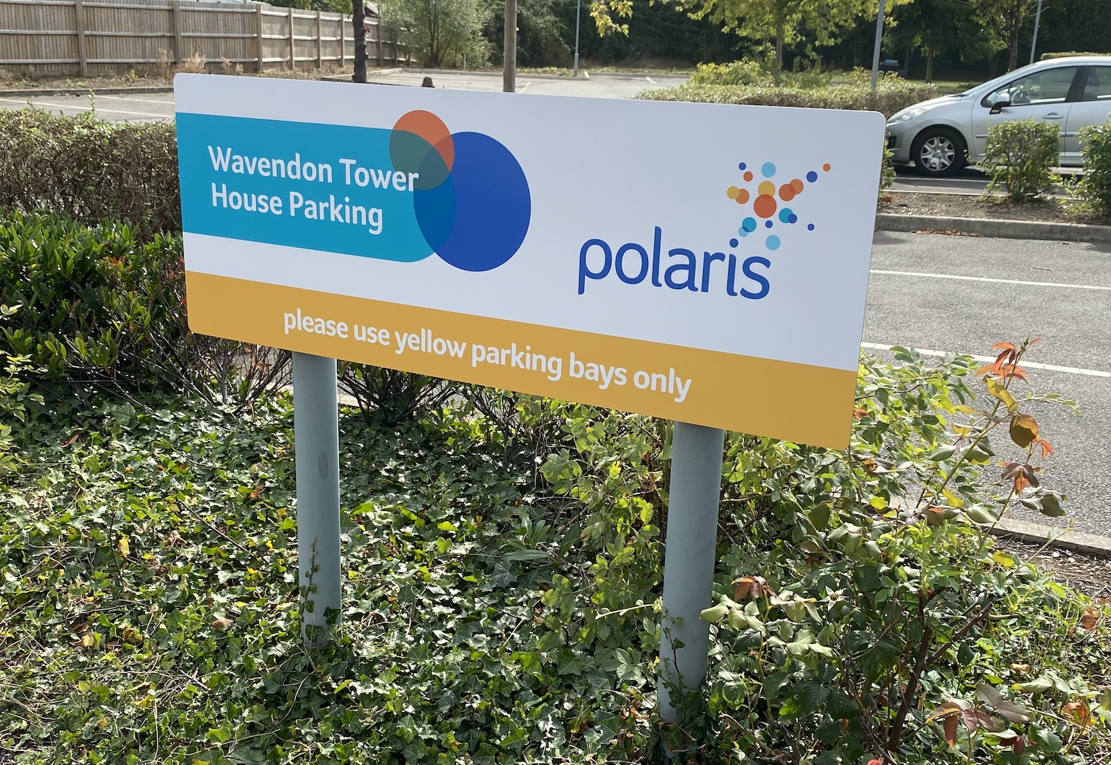 Outdoor wayfinding signs