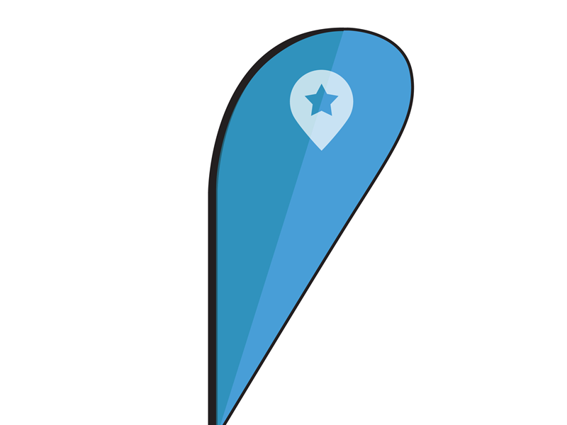 Teardrop Flag