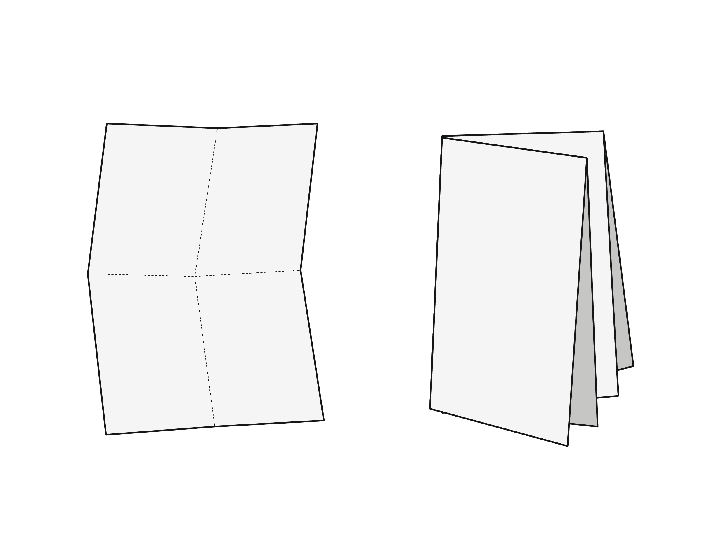 a5 pamphlet printing cross fold leaflet