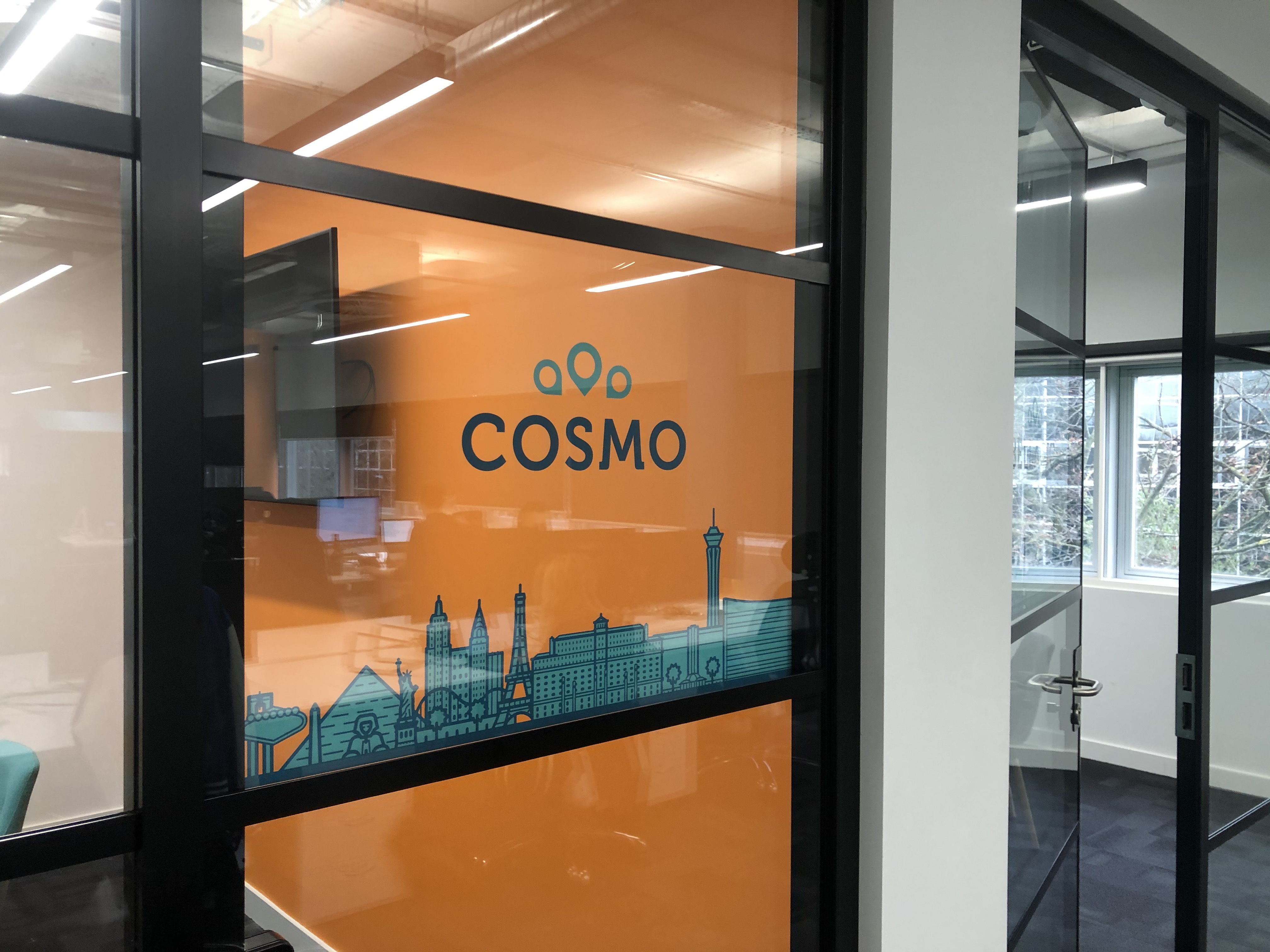 Office Window Graphics And Window Frosting